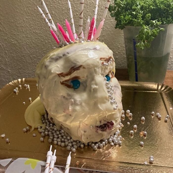 Very Proud To Share With You Our First Cake