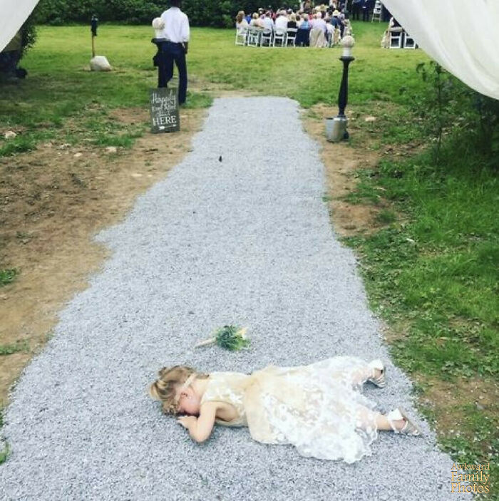 Our Daughter Wanted To Throw Rocks Not Flowers At My Cousin’s Wedding