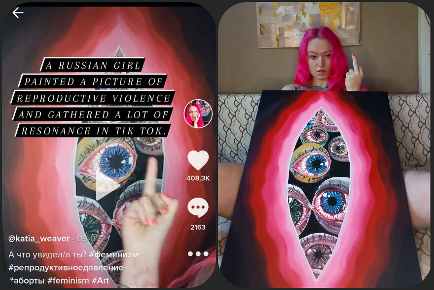 Russian Girl Paints A Picture Of Reproductive Violence Russian Girl Paints A Picture Of Reproductive Violence