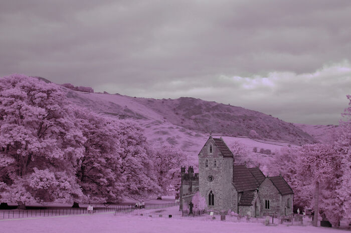 Ilam Park, National Trust UK (Infrared)