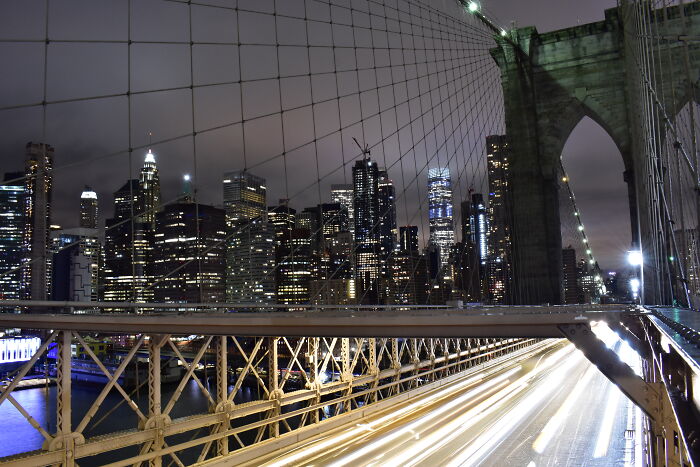 Brooklyn Bridge At Night