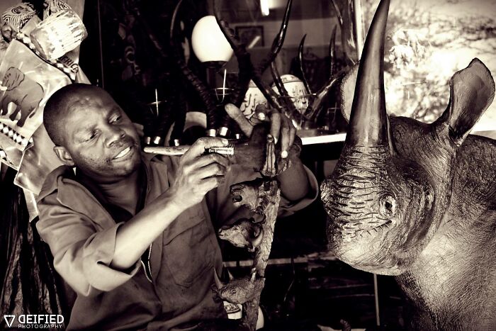 Craftsman. His Work Was Awesome, Watching Make These Works Of Art Was Awe Inspiring.