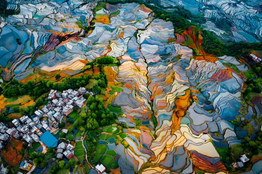 Duoyishu Terraces By Ran Tian (Highly Commended In Abstract Category)