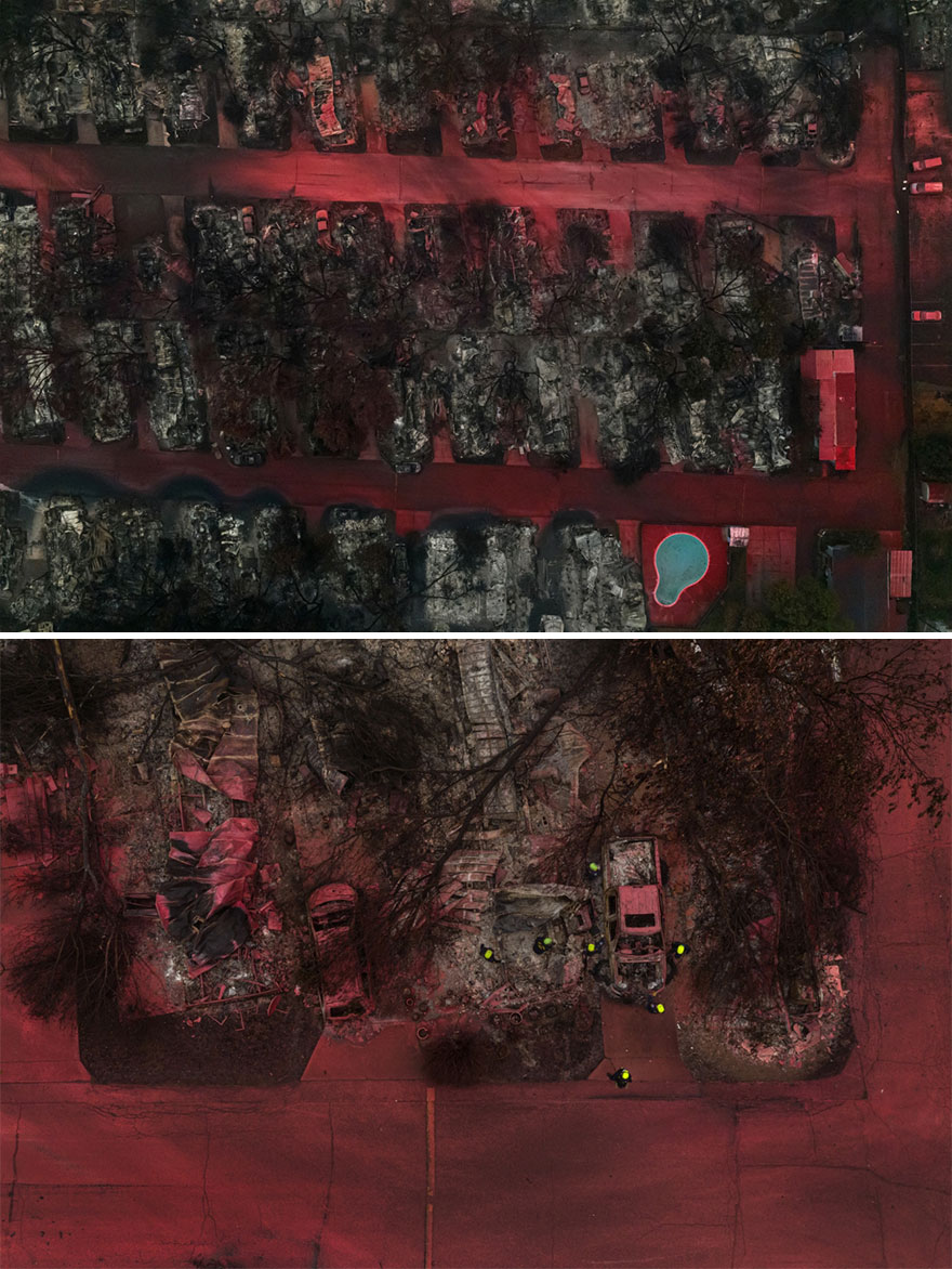 Blanketed In Fire Retardant By Adrees Latif (1st In Series Category)