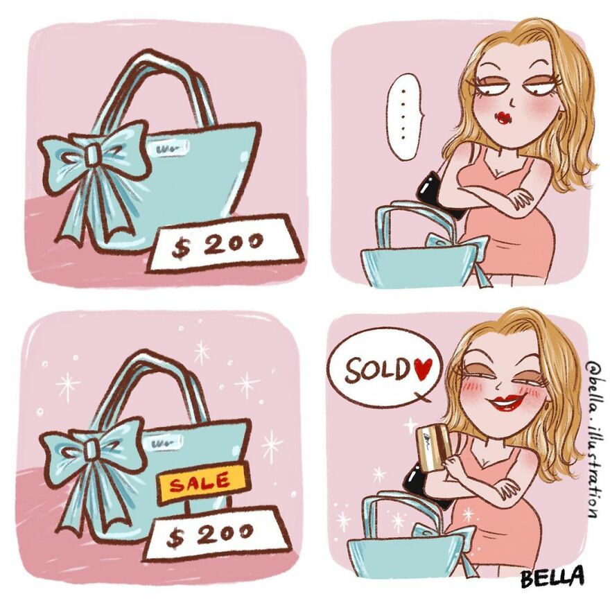 Fun Comics About The Little Quirks Of Women's Daily Lives By Bella Sriwantana (New Pics)