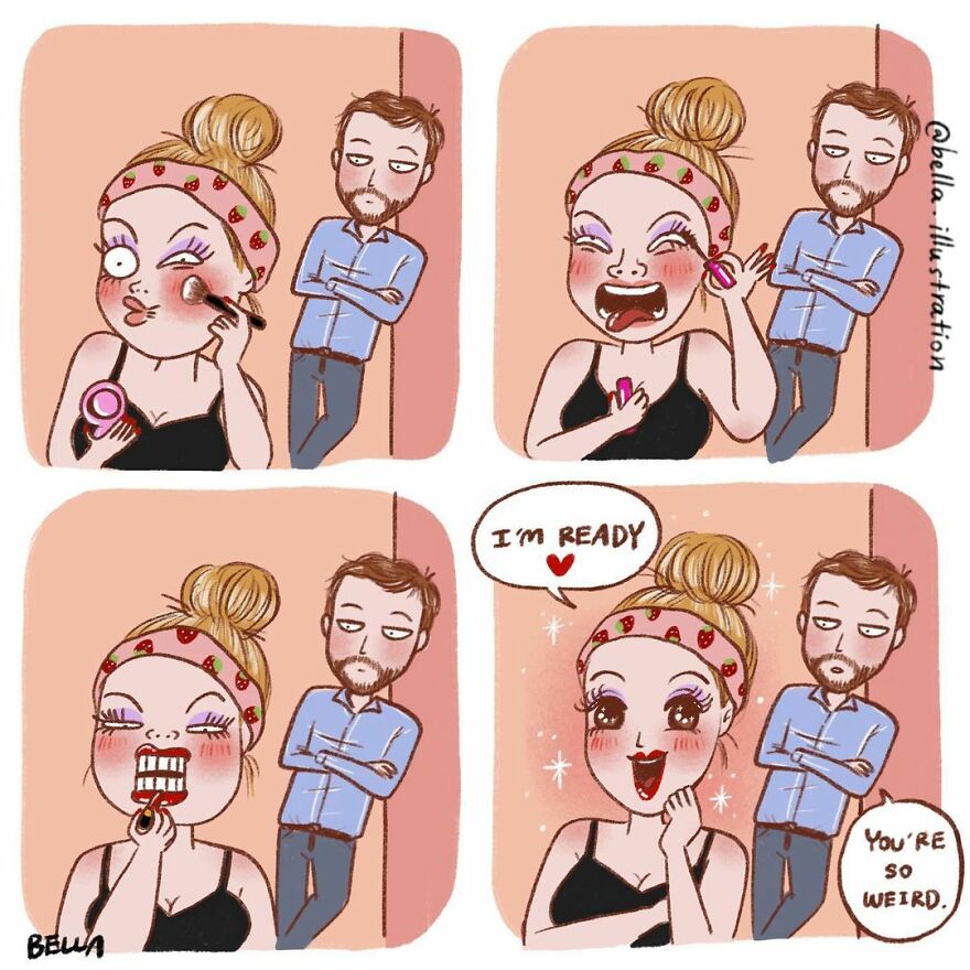 Fun Comics About The Little Quirks Of Women's Daily Lives By Bella Sriwantana (New Pics)