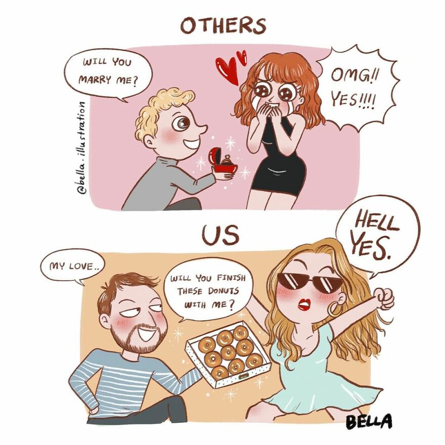 Fun Comics About The Little Quirks Of Women's Daily Lives By Bella Sriwantana (New Pics)