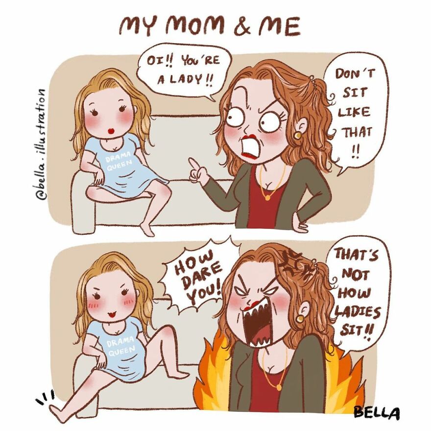 Fun Comics About The Little Quirks Of Women's Daily Lives By Bella Sriwantana (New Pics)