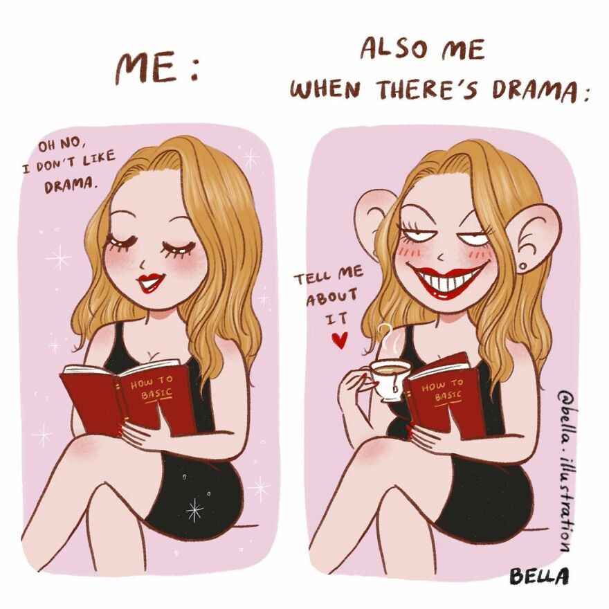 Fun Comics About The Little Quirks Of Women's Daily Lives By Bella Sriwantana (New Pics)