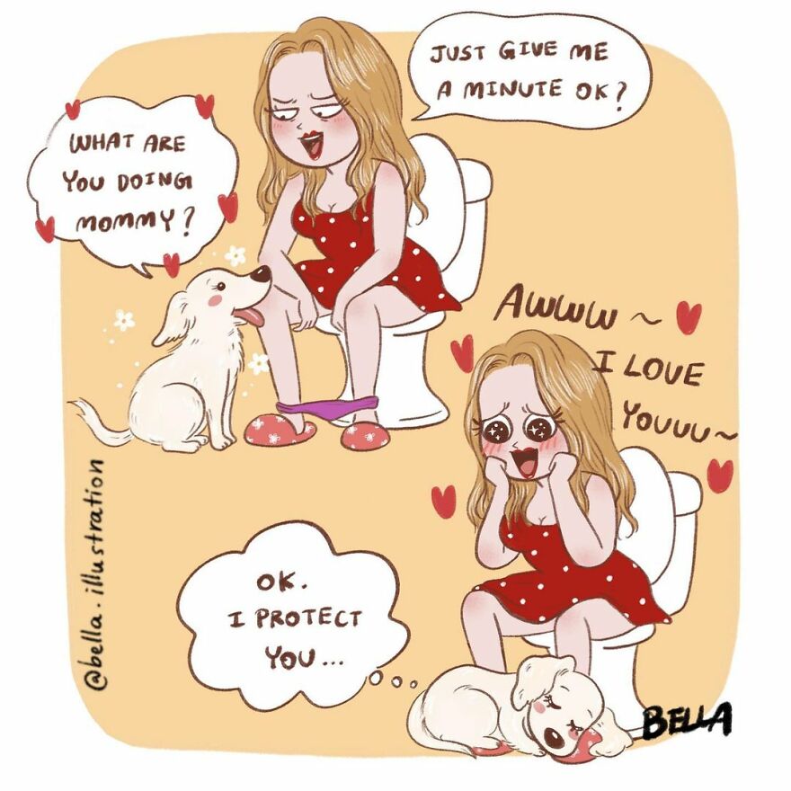 Fun Comics About The Little Quirks Of Women's Daily Lives By Bella Sriwantana (New Pics)
