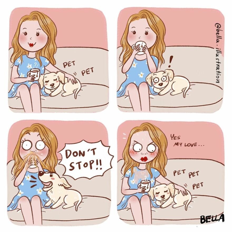 Fun Comics About The Little Quirks Of Women's Daily Lives By Bella Sriwantana (New Pics)