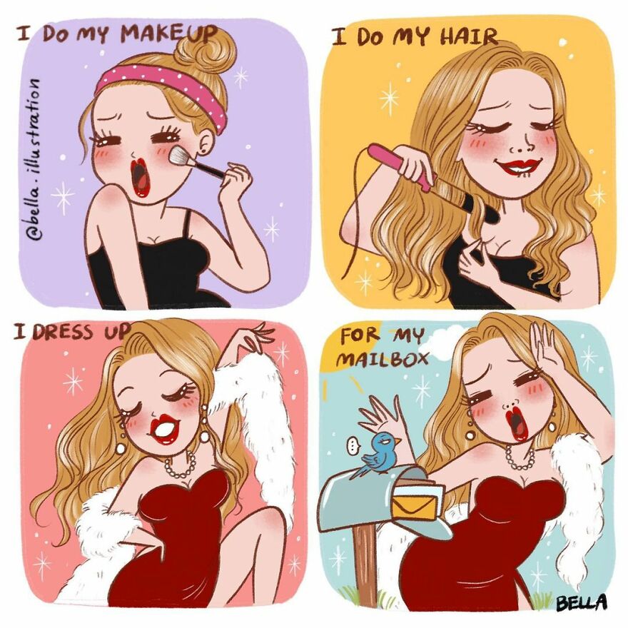 Fun Comics About The Little Quirks Of Women's Daily Lives By Bella Sriwantana (New Pics)