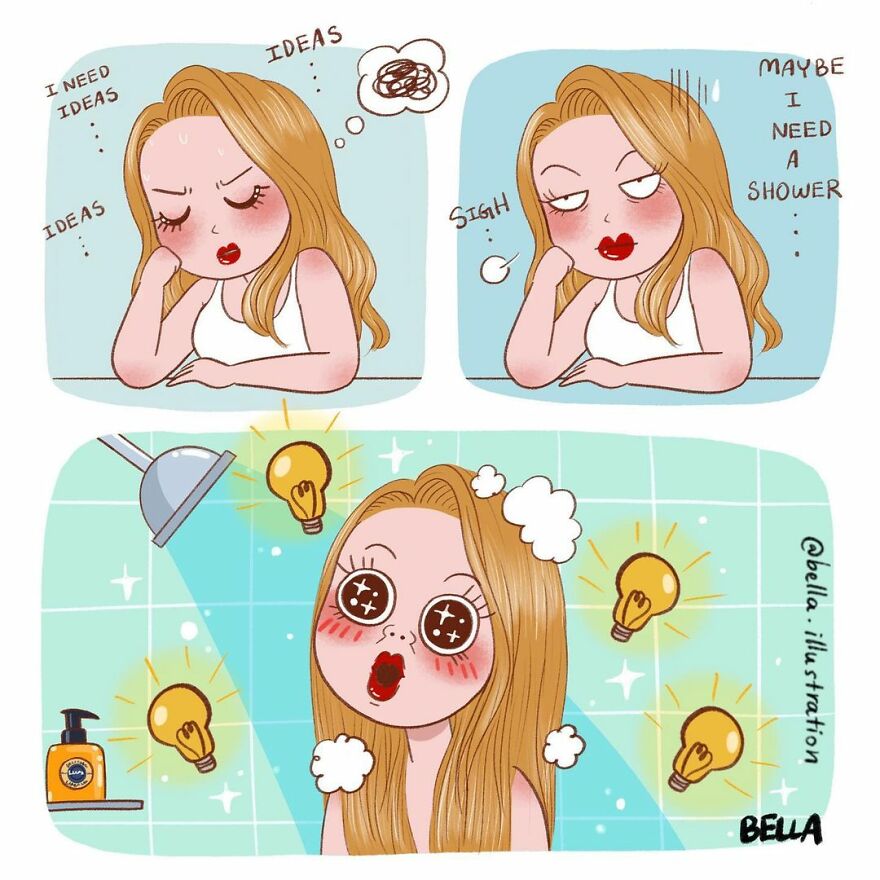 Fun Comics About The Little Quirks Of Women's Daily Lives By Bella Sriwantana (New Pics)