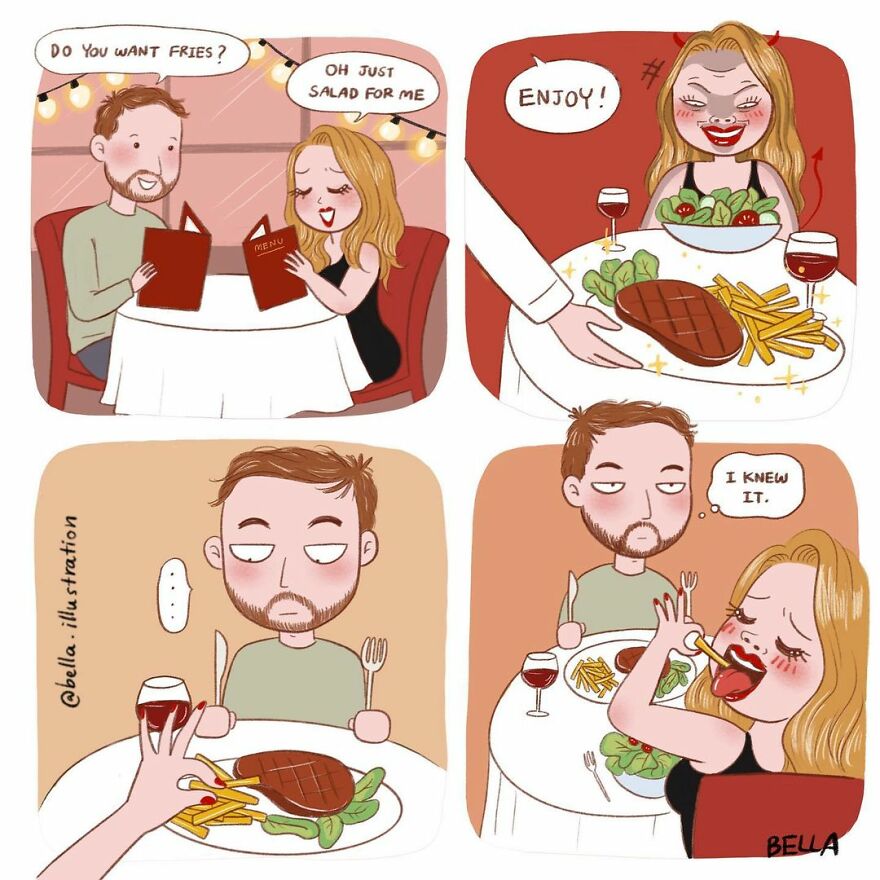 Fun Comics About The Little Quirks Of Women's Daily Lives By Bella Sriwantana (New Pics)