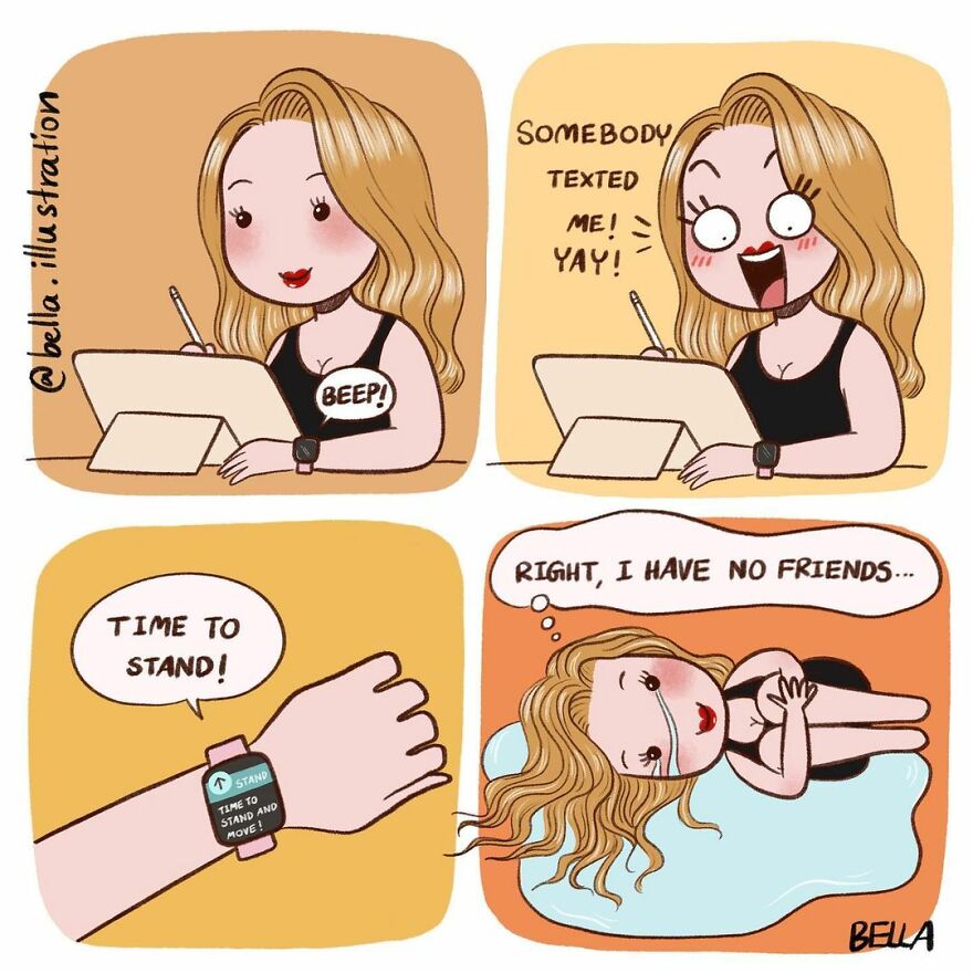 Fun Comics About The Little Quirks Of Women's Daily Lives By Bella Sriwantana (New Pics)