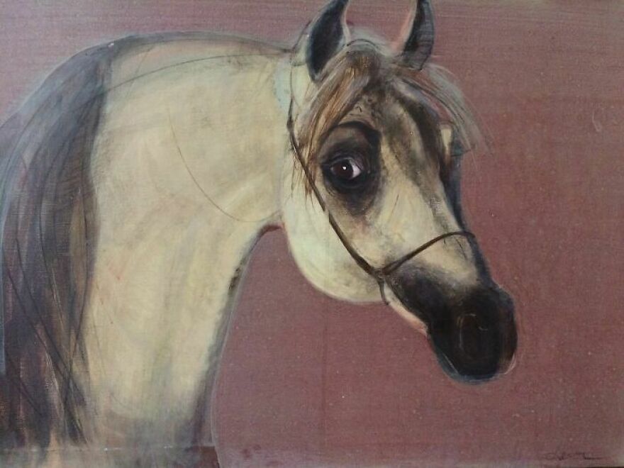 Healing With Art And Nature: An Artist From Florence Express Her Passion For Horses Through Artwork