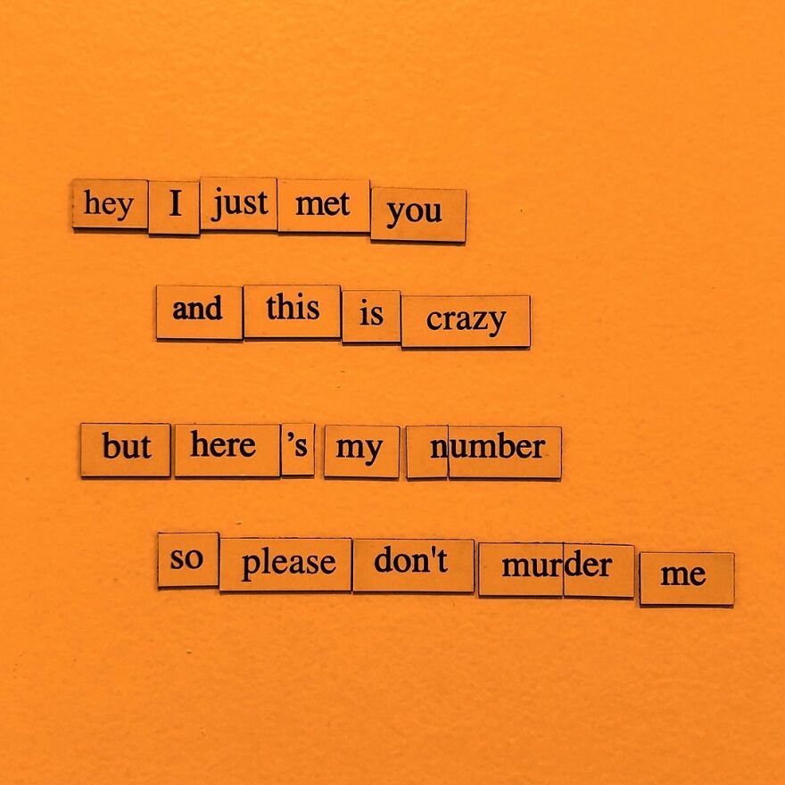 I Write Sad Fridge Magnet Poems To Bum Out My Friends