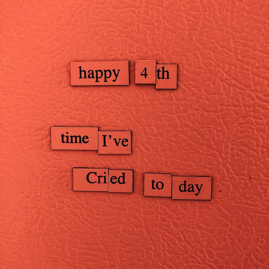 I Write Sad Fridge Magnet Poems To Bum Out My Friends
