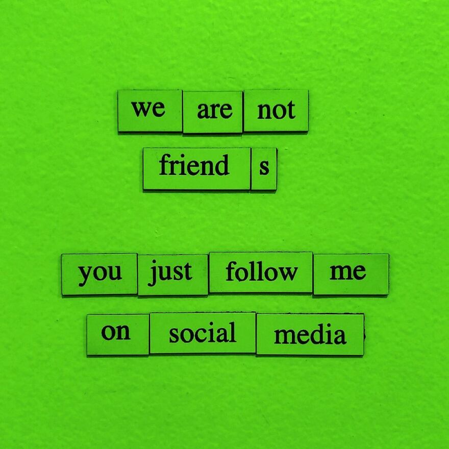 I Write Sad Fridge Magnet Poems To Bum Out My Friends