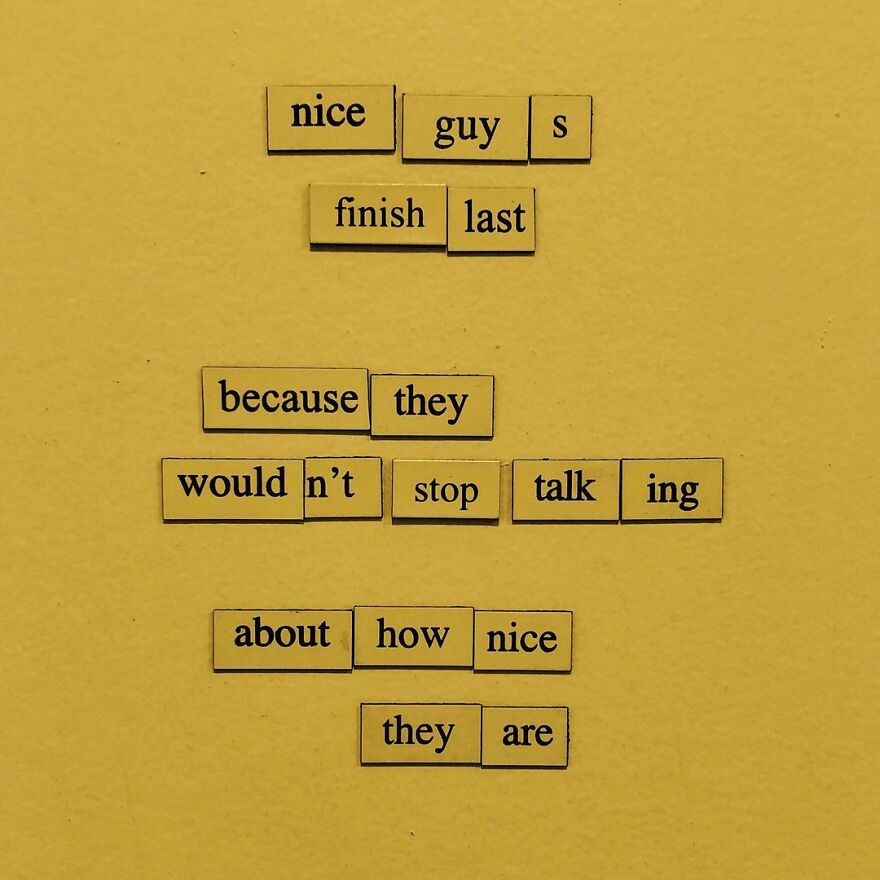 I Write Sad Fridge Magnet Poems To Bum Out My Friends