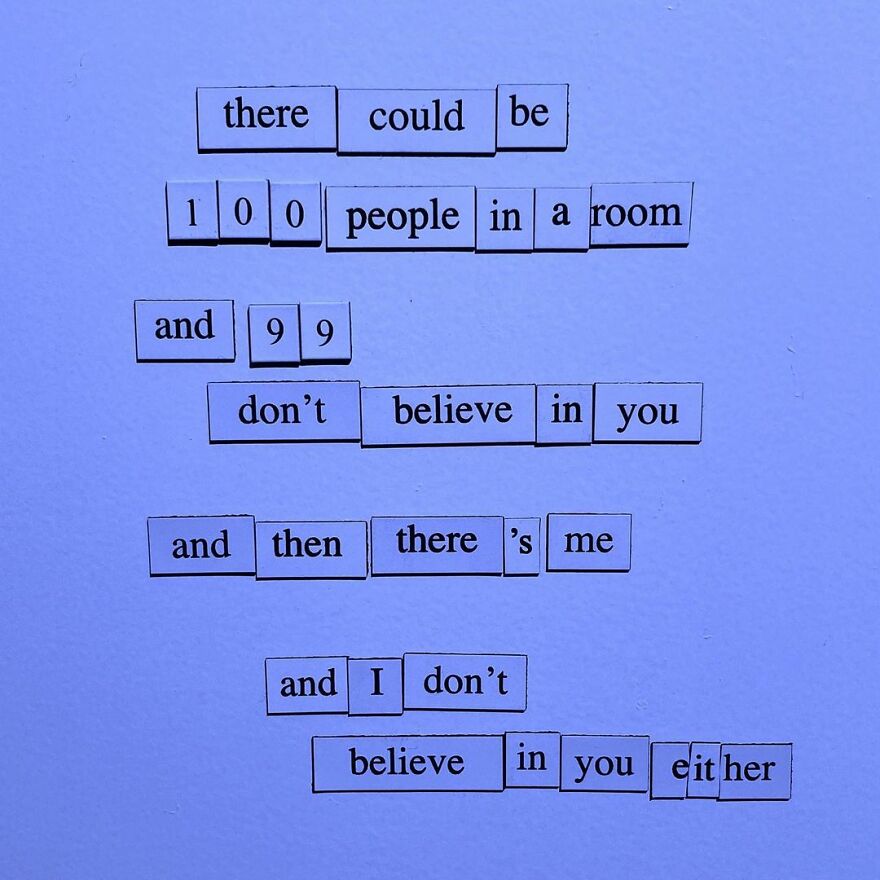 I Write Sad Fridge Magnet Poems To Bum Out My Friends