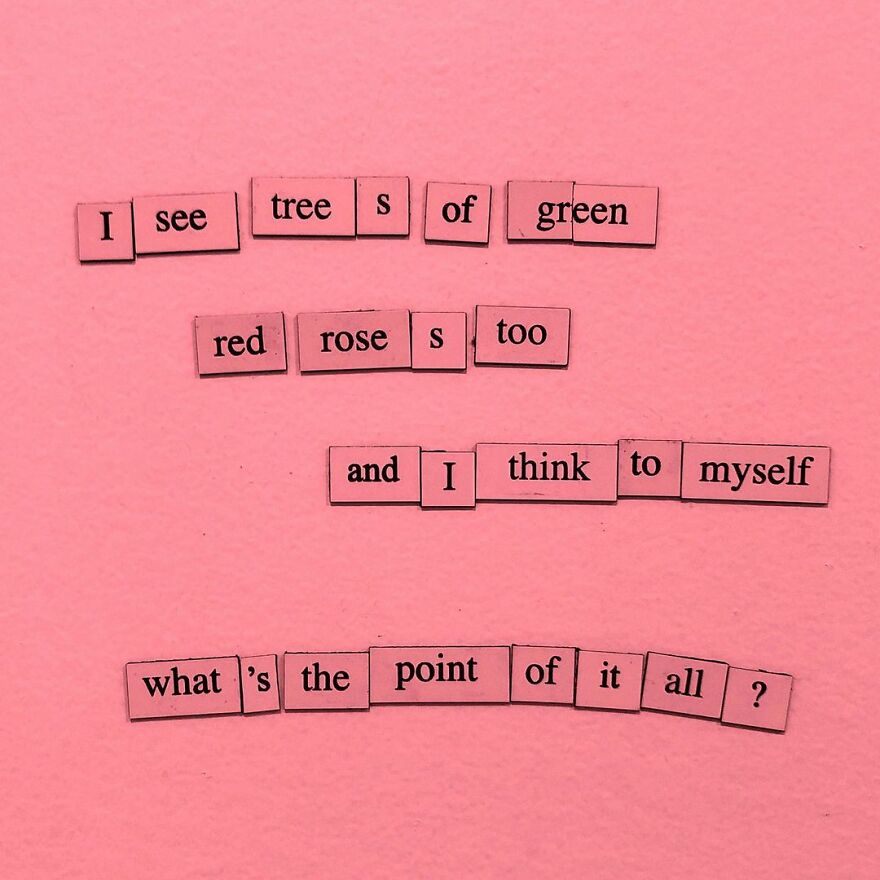 I Write Sad Fridge Magnet Poems To Bum Out My Friends