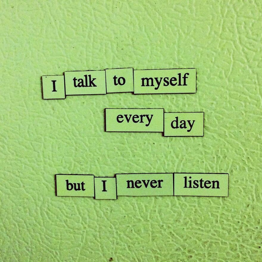 I Write Sad Fridge Magnet Poems To Bum Out My Friends