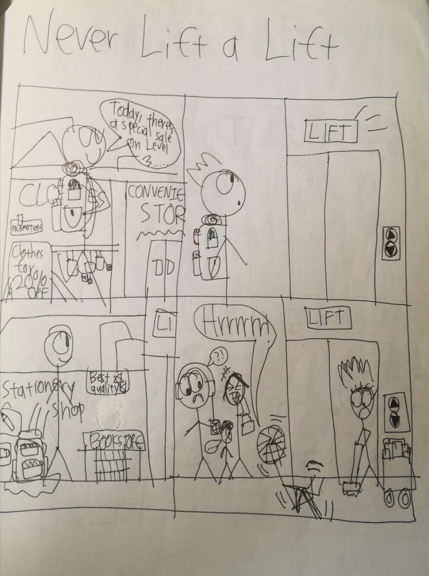 I Drew These Comics When I Was Around 11 Years Old And Here Are Some Of The Best Ones