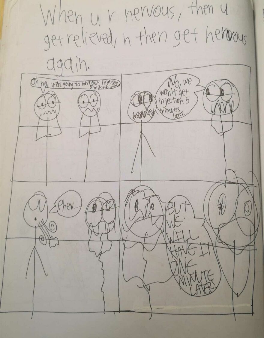 I Drew These Comics When I Was Around 11 Years Old And Here Are Some Of The Best Ones