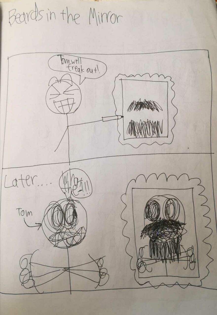 I Drew These Comics When I Was Around 11 Years Old And Here Are Some Of The Best Ones