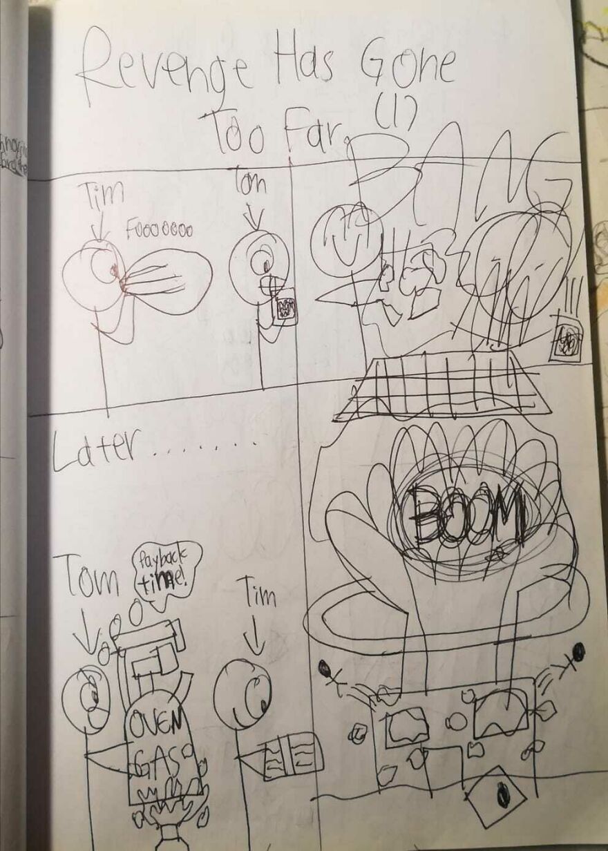 I Drew These Comics When I Was Around 11 Years Old And Here Are Some Of The Best Ones