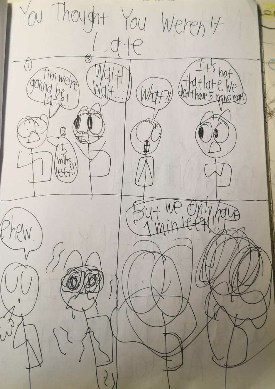 I Drew These Comics When I Was Around 11 Years Old And Here Are Some Of The Best Ones