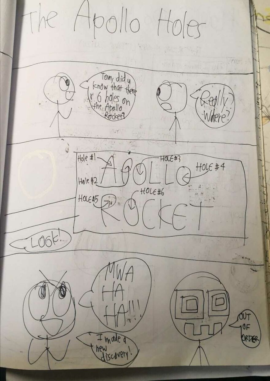 I Drew These Comics When I Was Around 11 Years Old And Here Are Some Of The Best Ones