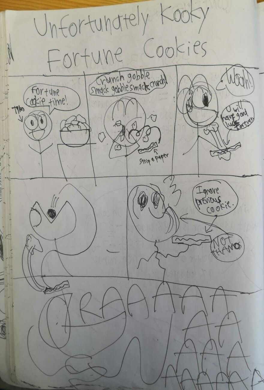 I Drew These Comics When I Was Around 11 Years Old And Here Are Some Of The Best Ones