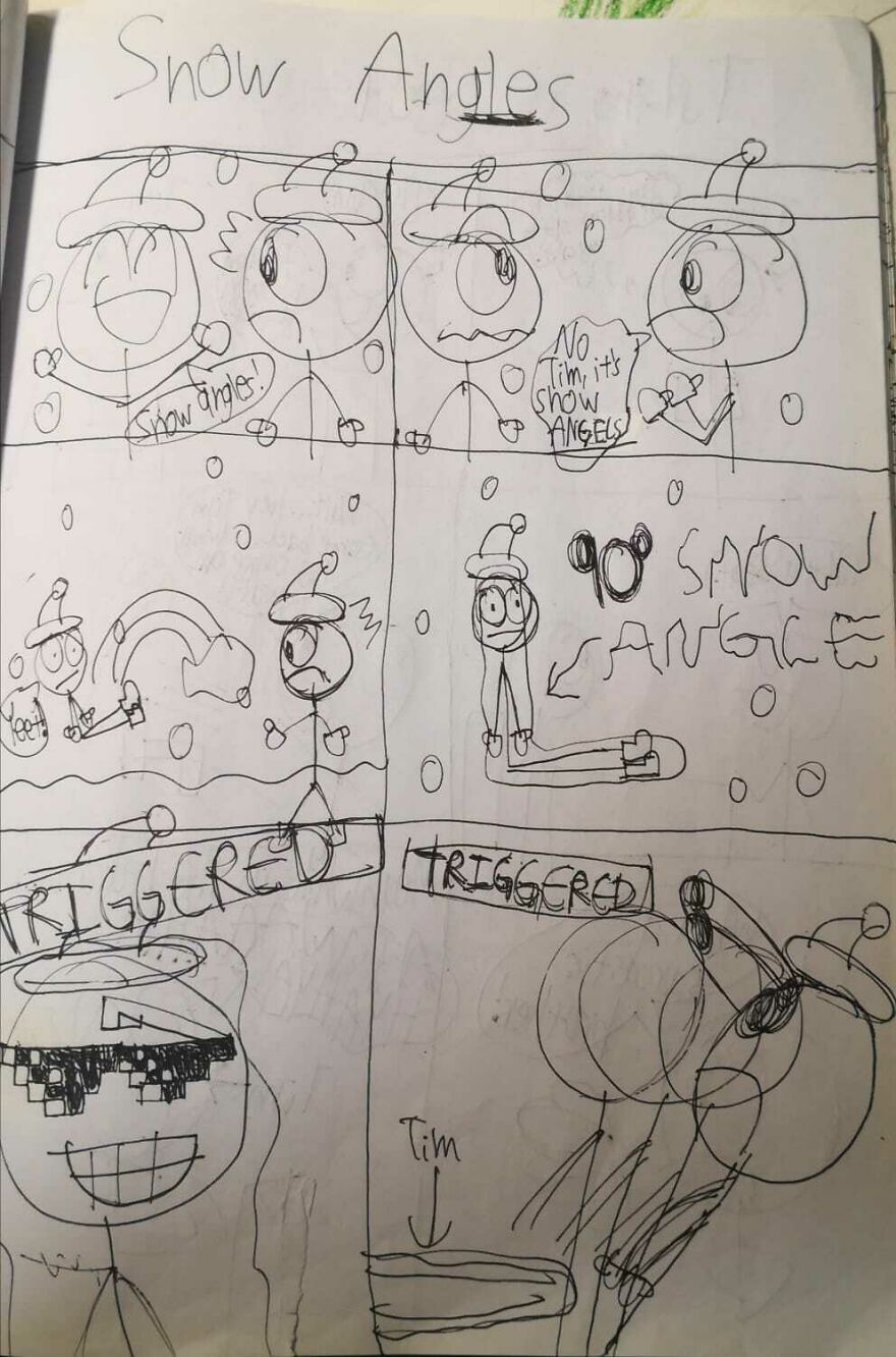I Drew These Comics When I Was Around 11 Years Old And Here Are Some Of The Best Ones