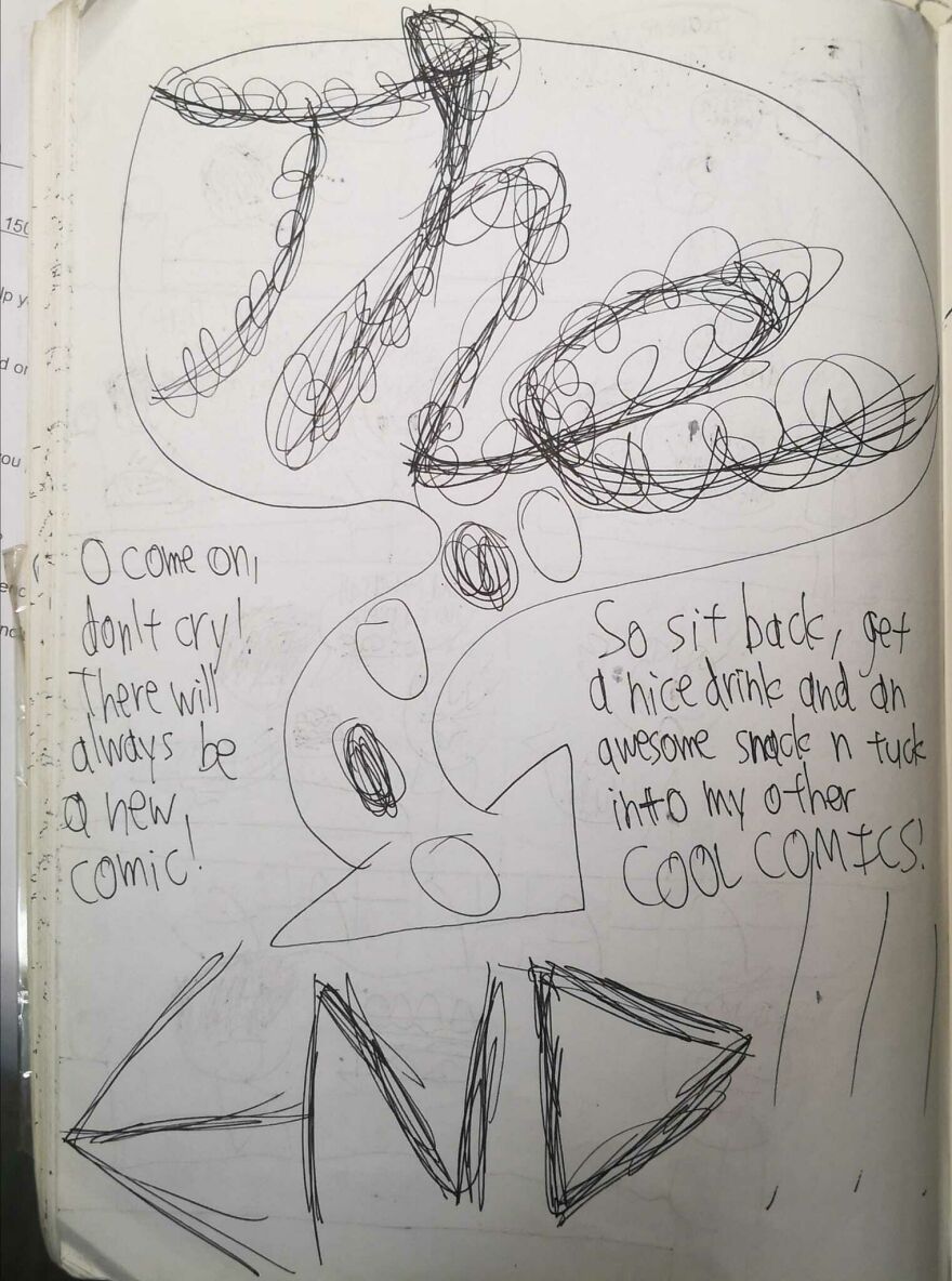 I Drew These Comics When I Was Around 11 Years Old And Here Are Some Of The Best Ones