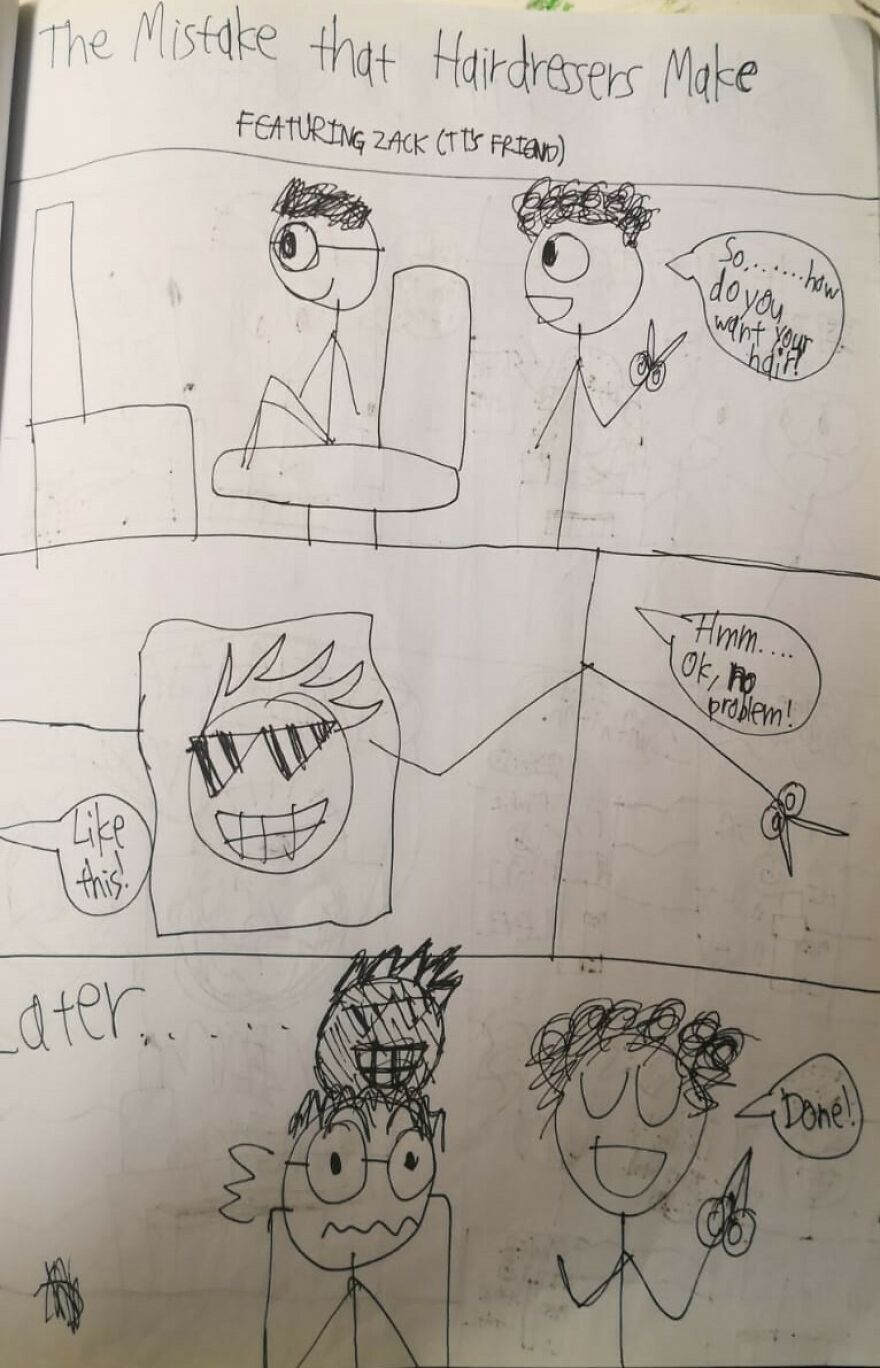 I Drew These Comics When I Was Around 11 Years Old And Here Are Some Of The Best Ones
