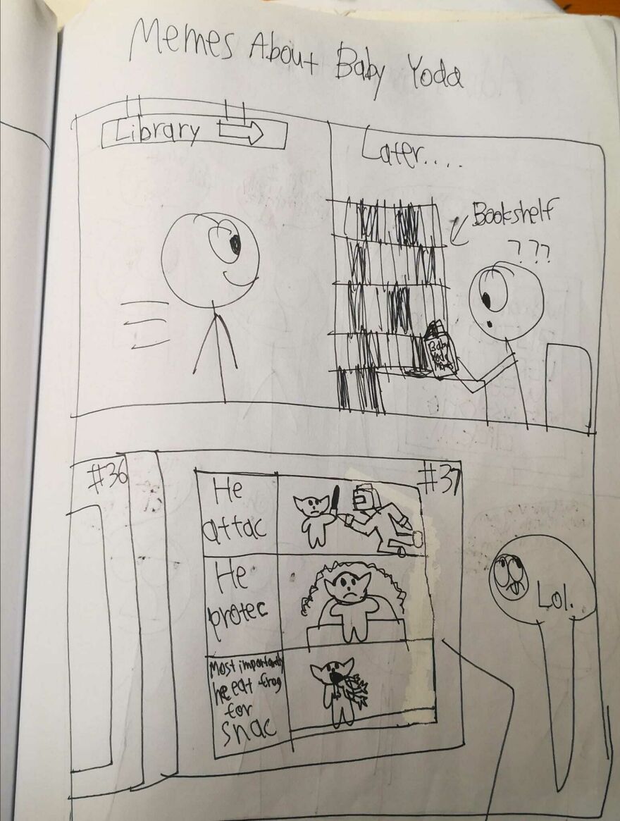 I Drew These Comics When I Was Around 11 Years Old And Here Are Some Of The Best Ones