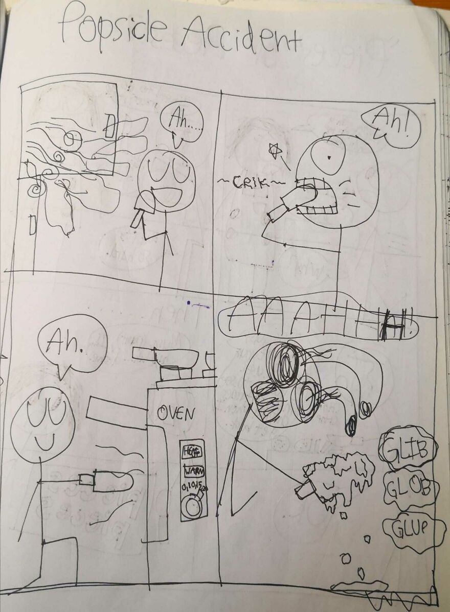 I Drew These Comics When I Was Around 11 Years Old And Here Are Some Of The Best Ones
