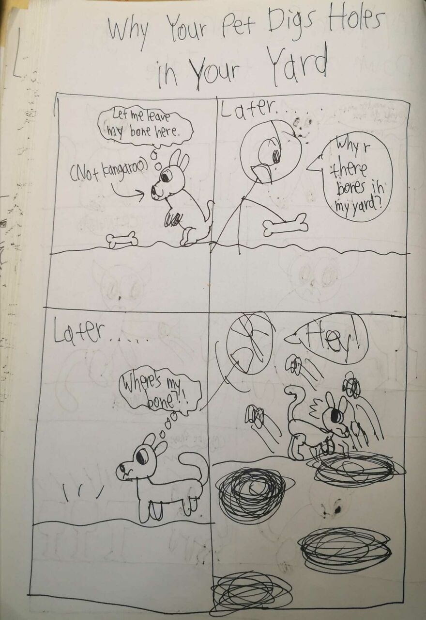 I Drew These Comics When I Was Around 11 Years Old And Here Are Some Of The Best Ones