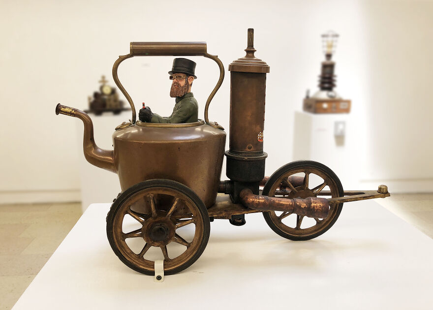 I Make Fantasy Vehicles From Discarded Machines And Found Objects I Make Fantasy Vehicles From Discarded Machines And Found Objects