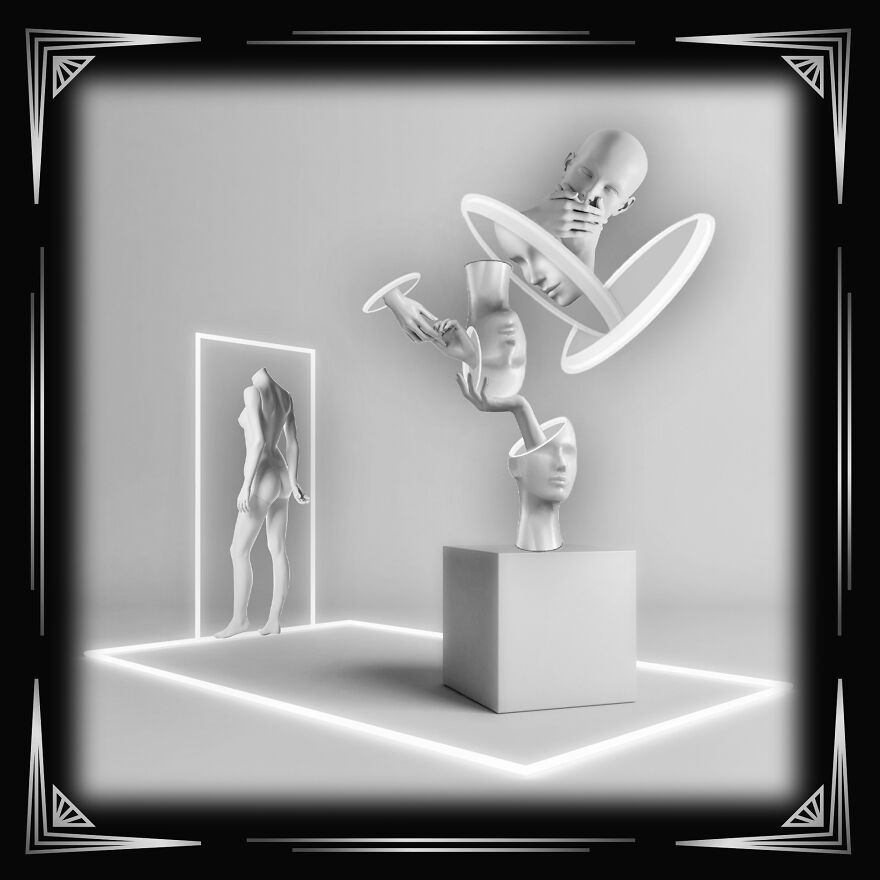 I Make Collages As A Homage To Silent Films And My Anxiety