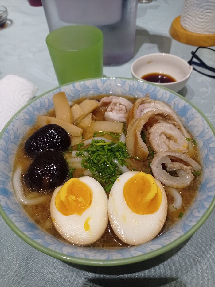 The Ramen I Made From Scratch For My This Years S.valentine's Dinner With My BF