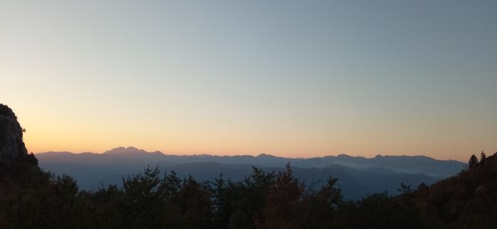View At The Mountains In The Morning From Maganik (Montenegro)