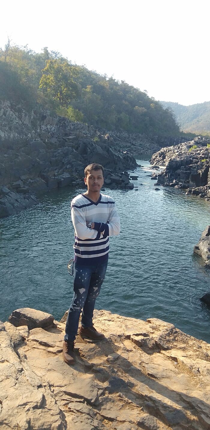 This Waterfall Is Inside Forest And In An Insurgent Area. The Water Is Clean And You Can Drink It