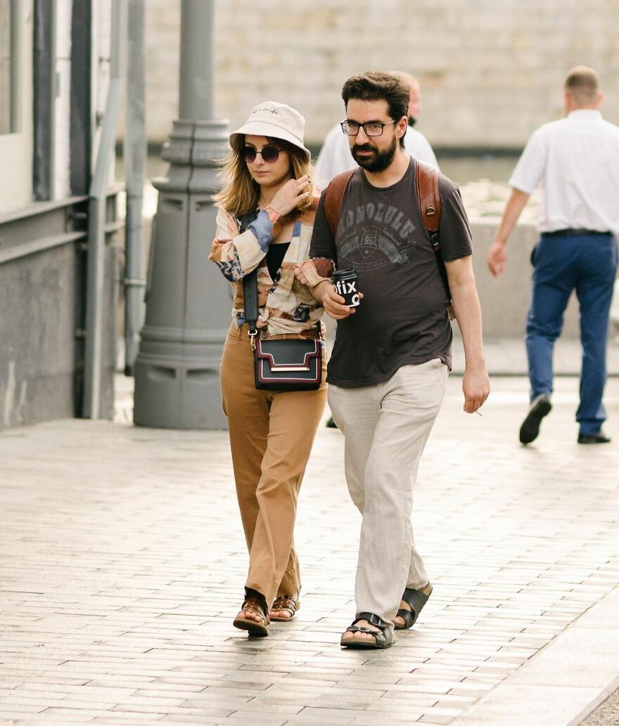 In Russia, A Photographer Takes Pictures Of Stylish People On City Streets