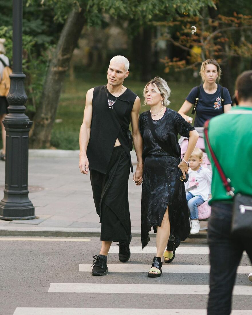 In Russia, A Photographer Takes Pictures Of Stylish People On City Streets