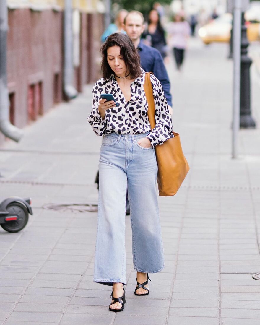 In Russia, A Photographer Takes Pictures Of Stylish People On City Streets