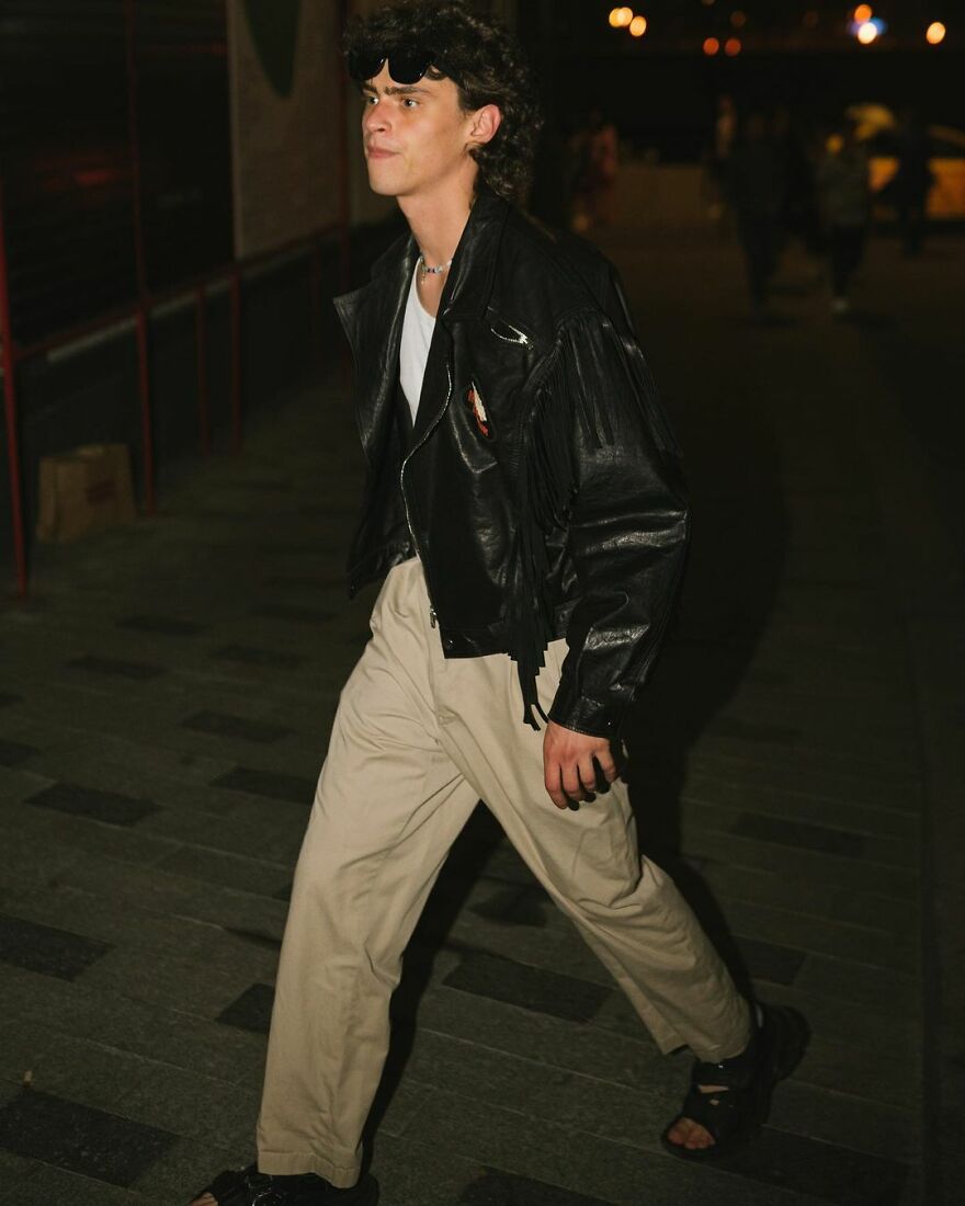 In Russia, A Photographer Takes Pictures Of Stylish People On City Streets