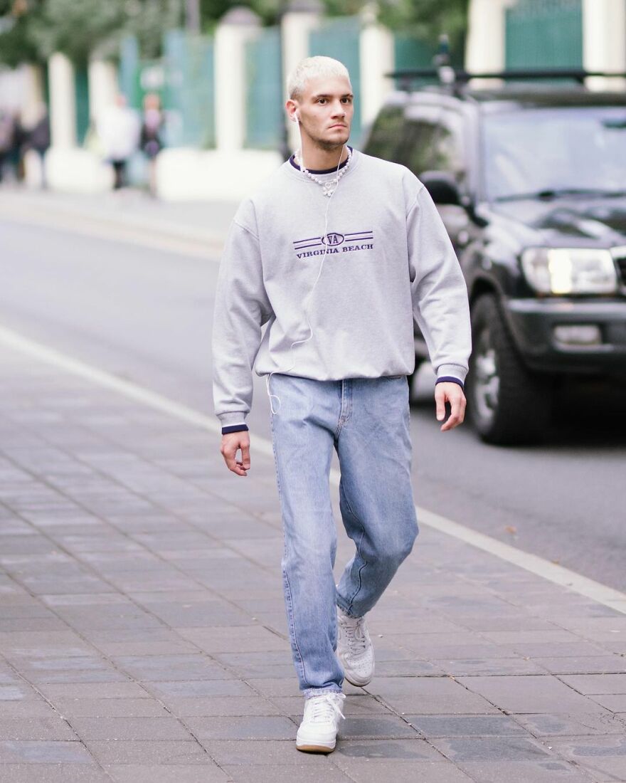 In Russia, A Photographer Takes Pictures Of Stylish People On City Streets